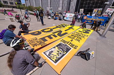 Stop Line 3 Activists Rally At US Army Corps Of Engineers Office:July 16th, 2021